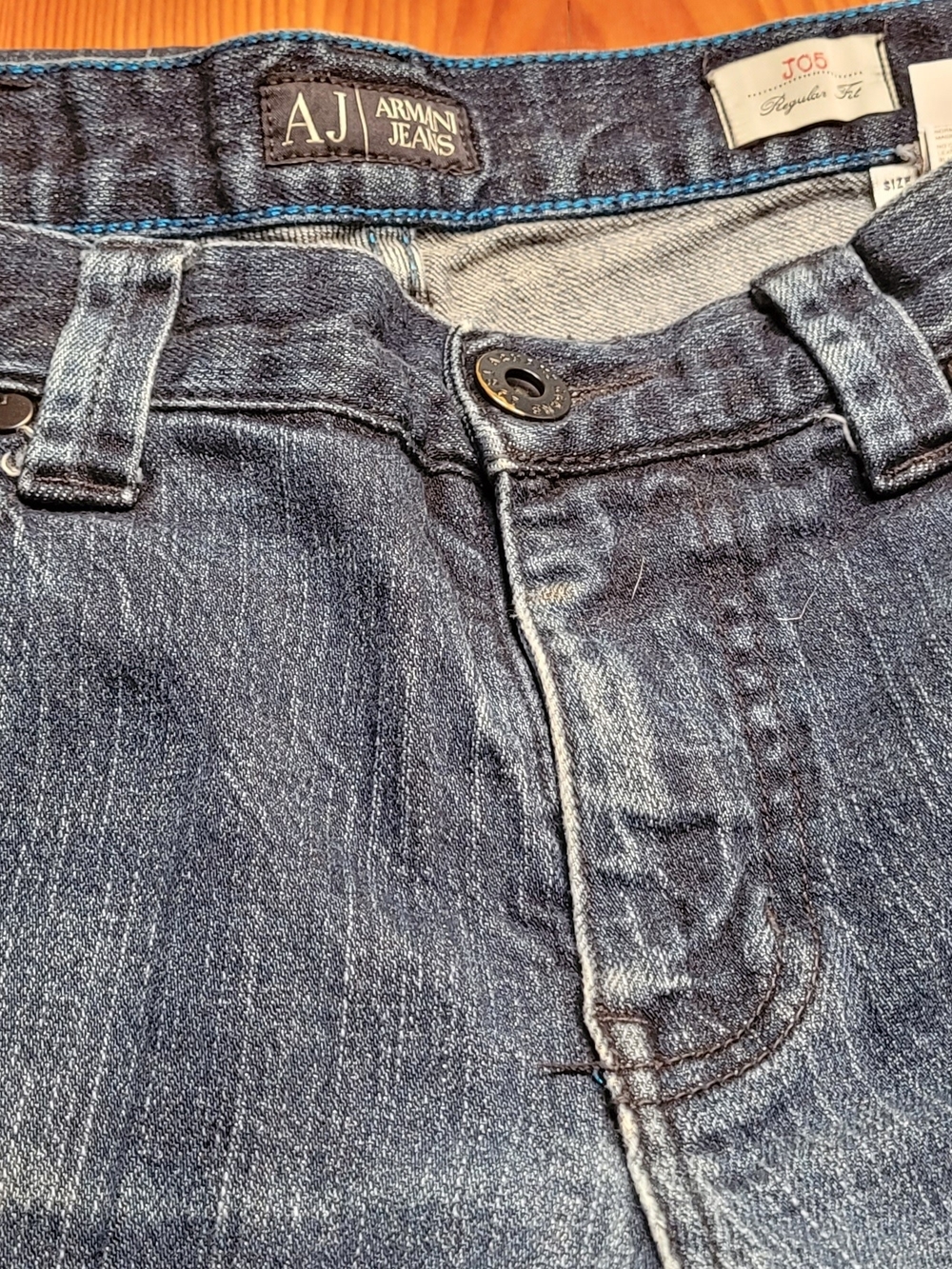 Armani Jeans Men’s Indigo Blue Slim Jeans Sz 32 X 30